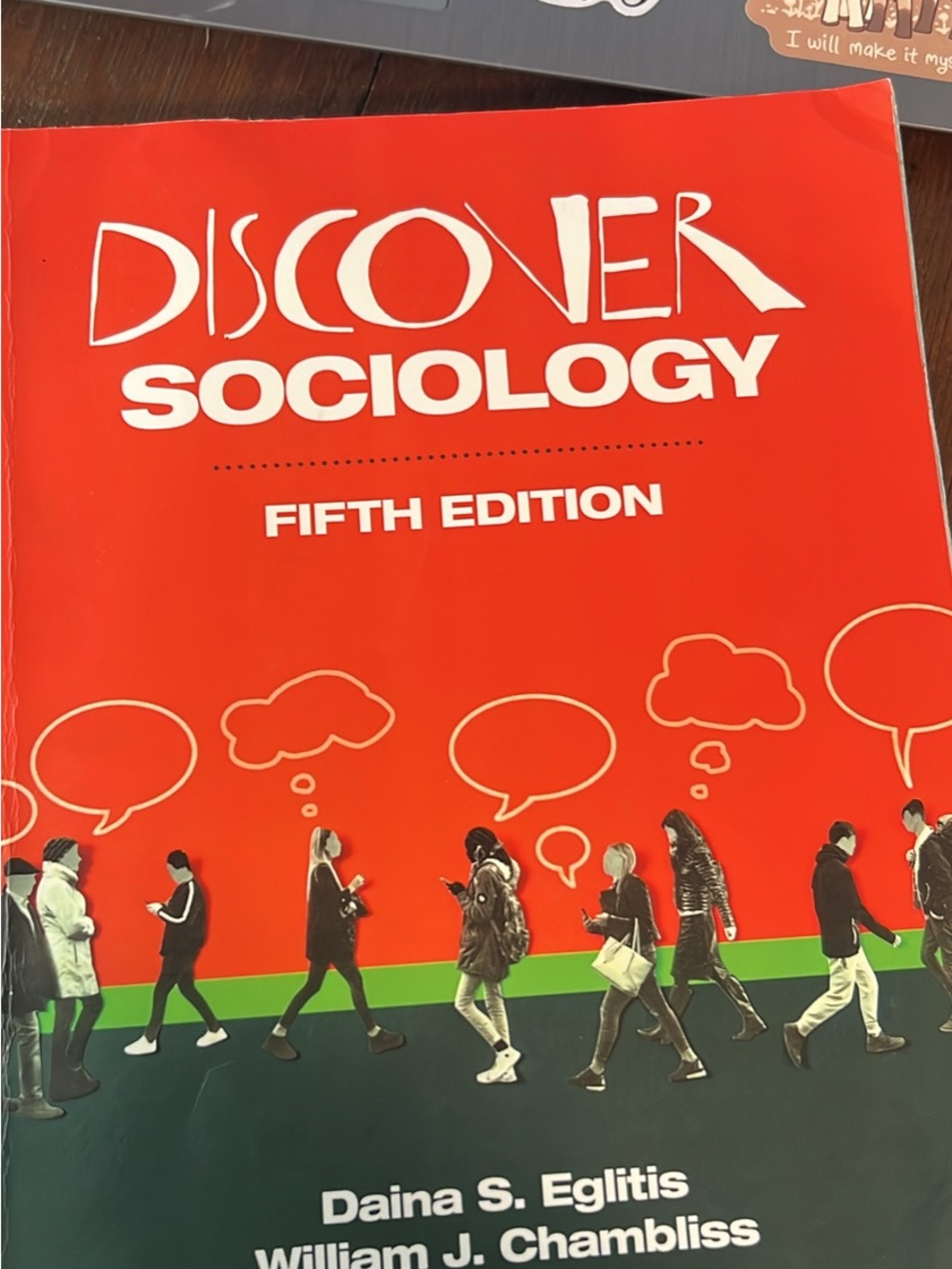 Discover Sociology Fifth Edition Textbook - Red & Green Cover